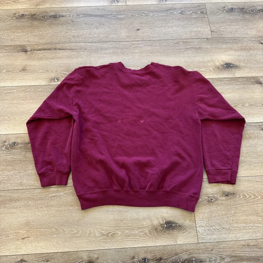 Vintage Alabama Crimson Tide Sweatshirt Mens L 90s‎ Pullover Crewneck Red